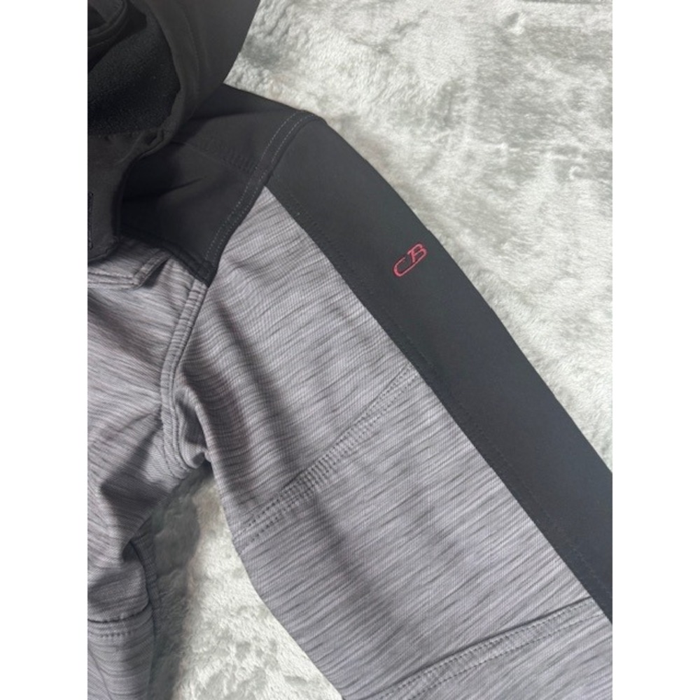 CB Sports Jacket Men's S Hooded Full Zip Fleece Lined Softshell Outdoors‎ - Picture 6 of 13